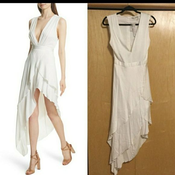 Alice+Olivia Chantay Sleeveless Asymmetric Maxi - Picture 5 of 11